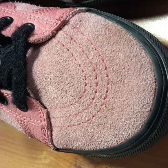 Vans Vintage Pink Suede High Tops Size 9.5 Women's - Picture 3 of 14